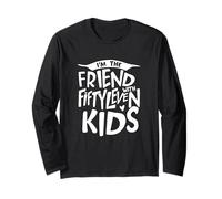 Soy el Amigo de Fiftyleven Kids, Divertido y juguetón crianza Manga Larga