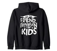 Soy el Amigo de Fiftyleven Kids, Divertido y juguetón crianza Sudadera con Capucha