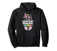 Soy el asistente Principal Bunny Feliz día de Pascua Sudadera con Capucha