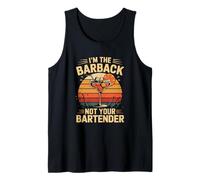 Soy el barback, no tu Camarero Retro Camiseta sin Mangas