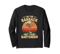 Soy el barback, no tu Camarero Retro Manga Larga