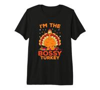 Soy el Bossy Turkey Family Matching Thanksgiving Camiseta Premium