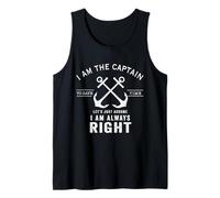 Soy el capitán para Ahorrar Tiempo, asumamos Que Siempre Tengo razón Camiseta sin Mangas