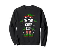 Soy el Chef Elfo navideño de Navidad Pajama PJ Hombres Sudadera