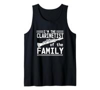 Soy el clarinetista del músico familiar Camiseta sin Mangas