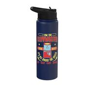 Soy el Clawmaster Crane Addict Retro Arcade Game Habilidades Stainless Steel Insulated Water Bottle
