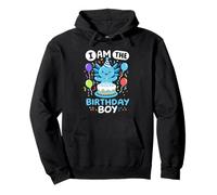 Soy el cumpleañero de Axolotl para niños, bonito juego familiar Sudadera con Capucha