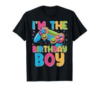 Soy el cumpleaños del niño Videojugador a Juego de cumpleaños Camiseta