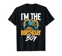 Soy el cumpleaños del niño Videojugador a Juego de cumpleaños Camiseta