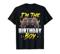 Soy el cumpleaños del niño Videojugador a Juego de cumpleaños Camiseta