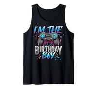 Soy el cumpleaños del niño Videojugador a Juego de cumpleaños Camiseta sin Mangas