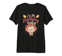 Soy el cumpleaños Pavo Divertido Día de Acción de Gracias Cena Comida Camiseta Premium
