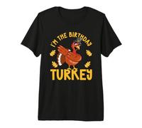 Soy el cumpleaños Pavo Divertido Día de Acción de Gracias Cena Comida Camiseta Premium