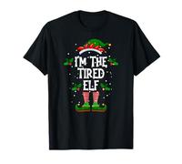 Soy el Elfo Cansado de Navidad de Navidad Pajama PJ Hombres Camiseta
