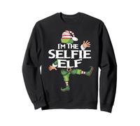 Soy el Elfo Selfie Christmas Eve Christmas Elf Squad Costume Sudadera