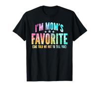 Soy el Favorito de mamá, la Favorita de Las mamás me Dijo Humor Divertido Camiseta