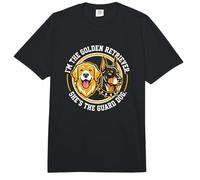 Soy el Golden Retriever Ella es la dueña de Mascotas de Perro guardián Comfort Colors Adult Heavyweight T-Shirt