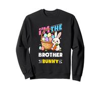 Soy el Hermano Conejito Caza Huevos Familia Pascua a Juego Sudadera