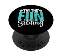 Soy el Hermano Divertido, Hermano, Hermana, Empareja Hermanos PopSockets PopGrip Adhesivo