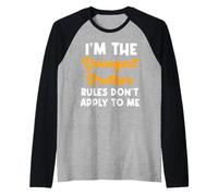 Soy el hermano más joven, las reglas no se aplican a mí - Coincidencia Camiseta Manga Raglan