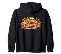 Soy el Hijo Favorito de mamá, Hija, Hijo, Humor Familiar Divertido Sudadera con Capucha