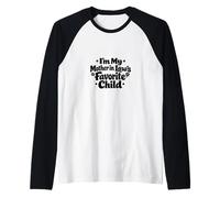 Soy el Hijo Favorito de mi Suegra Dicho Divertido Camiseta Manga Raglan