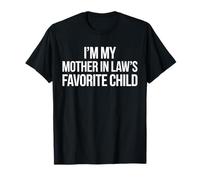 Soy el Hijo Favorito de mi Suegra Humor Familiar Divertido Camiseta