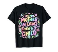 Soy el Hijo Favorito de mi Suegra Humor Familiar Divertido Camiseta