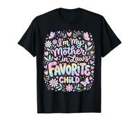 Soy el Hijo Favorito de mi Suegra Humor Familiar Divertido Camiseta
