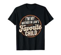 Soy el Hijo Favorito de mi Suegra Humor Familiar Divertido Camiseta