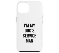 Soy el Hombre de Servicio de mi Perro Divertido Amante de Las Mascotas Carcasa para iPhone 13
