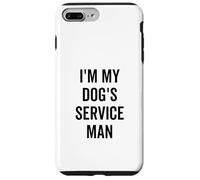 Soy el Hombre de Servicio de mi Perro Divertido Amante de Las Mascotas Carcasa para iPhone 7 Plus/8 Plus