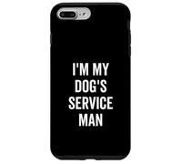 Soy el Hombre de Servicio de mi Perro Divertido Amante de Las Mascotas Carcasa para iPhone 7 Plus/8 Plus