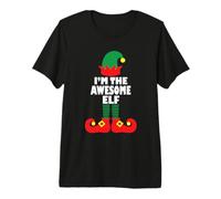 Soy el increíble Elfo Que Empareja un Grupo Familiar en Navidad Camiseta Premium