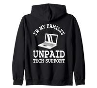 Soy el Ingeniero de Software de Soporte técnico no remunerado de mi Familia codificadores Sudadera con Capucha