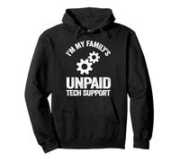 Soy el Ingeniero de Software de Soporte técnico no remunerado de mi Familia codificadores Sudadera con Capucha