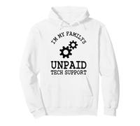 Soy el Ingeniero de Software de Soporte técnico no remunerado de mi Familia codificadores Sudadera con Capucha