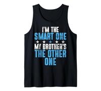 Soy el Inteligente Mi Hermano es el Otro Hermano Camiseta sin Mangas
