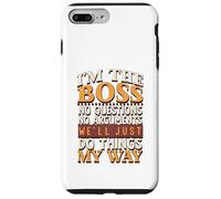 Soy el jefe, sin preguntas, sin argumentos Carcasa para iPhone 7 Plus/8 Plus