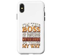 Soy el jefe, sin preguntas, sin argumentos Carcasa para iPhone X/XS