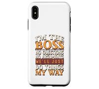 Soy el jefe, sin preguntas, sin argumentos Carcasa para iPhone XS Max