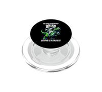 Soy el Legendario Brian Divertido Astronauta Dinosaurio Dibujos Animados PopSockets PopGrip para MagSafe