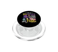 Soy el Mago del Hilo, convierto Las Cuerdas en Cosas Divertidas para Tejer a Ganchillo PopSockets PopGrip para MagSafe