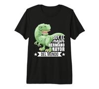 Soy El Mejor Hermano Mayor del Mundo Niños Dinosaurio Camiseta Premium