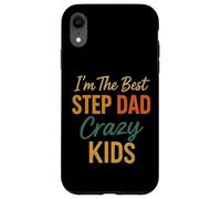 Soy el mejor paso papá Crazy Kid Retro Vibe Carcasa para iPhone XR