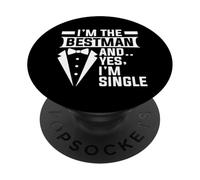 Soy el Padrino y sí, Soy Soltero de Despedida de Soltera PopSockets PopGrip Adhesivo