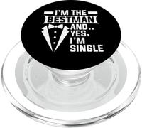 Soy el Padrino y sí, Soy Soltero de Despedida de Soltera PopSockets PopGrip para MagSafe