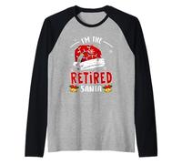 Soy el Papá Noel Jubilado, el Amante de Papá Noel Camiseta Manga Raglan