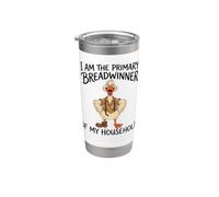 Soy el principal sostén del pan de mi hogar Funny Goose Vaso térmico de acero inoxidable de doble pared