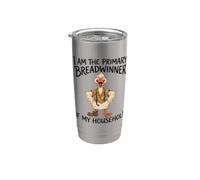 Soy el principal sostén del pan de mi hogar Funny Goose Vaso térmico de acero inoxidable de doble pared